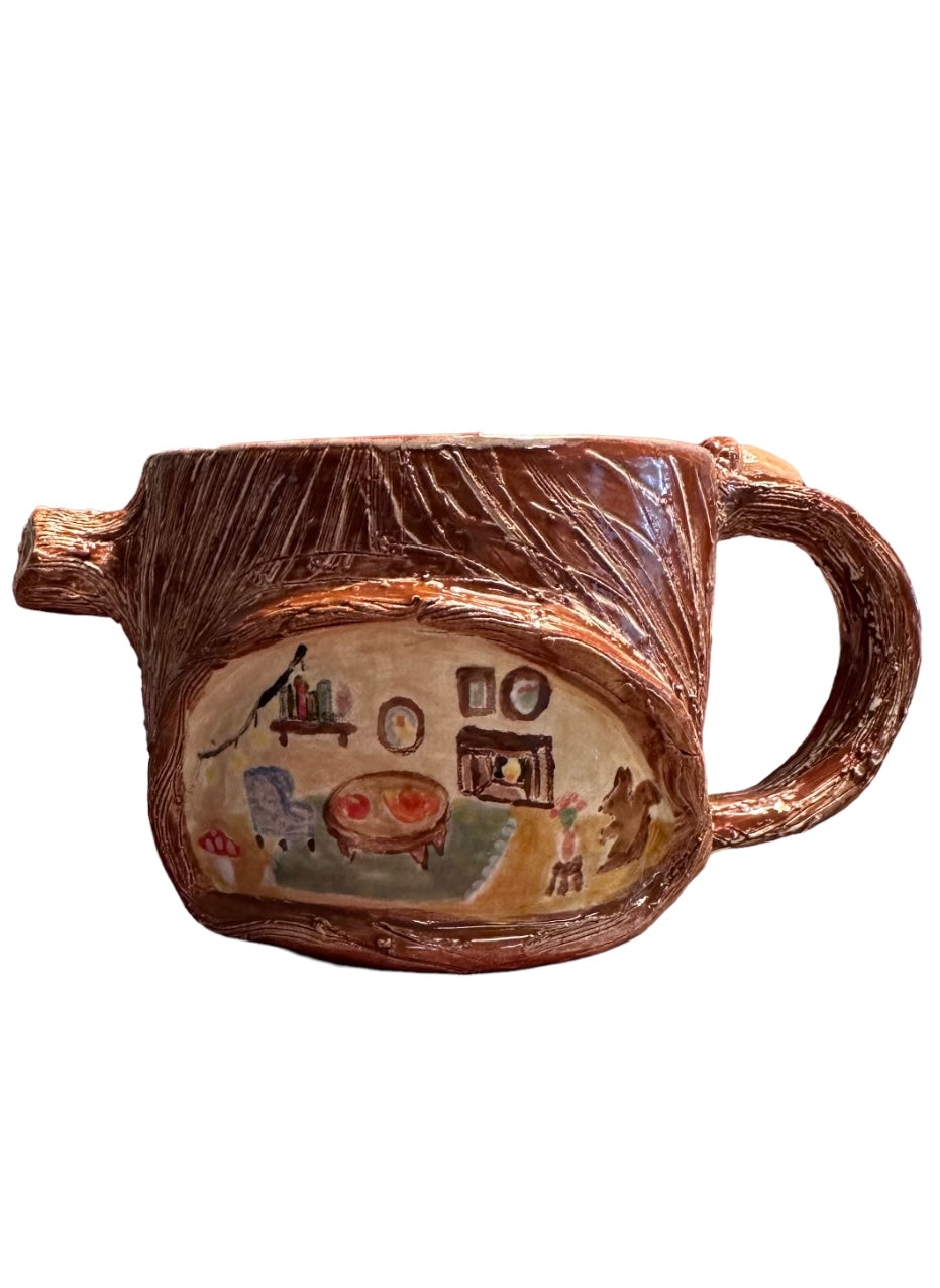 Mug écureuil dans l’arbre