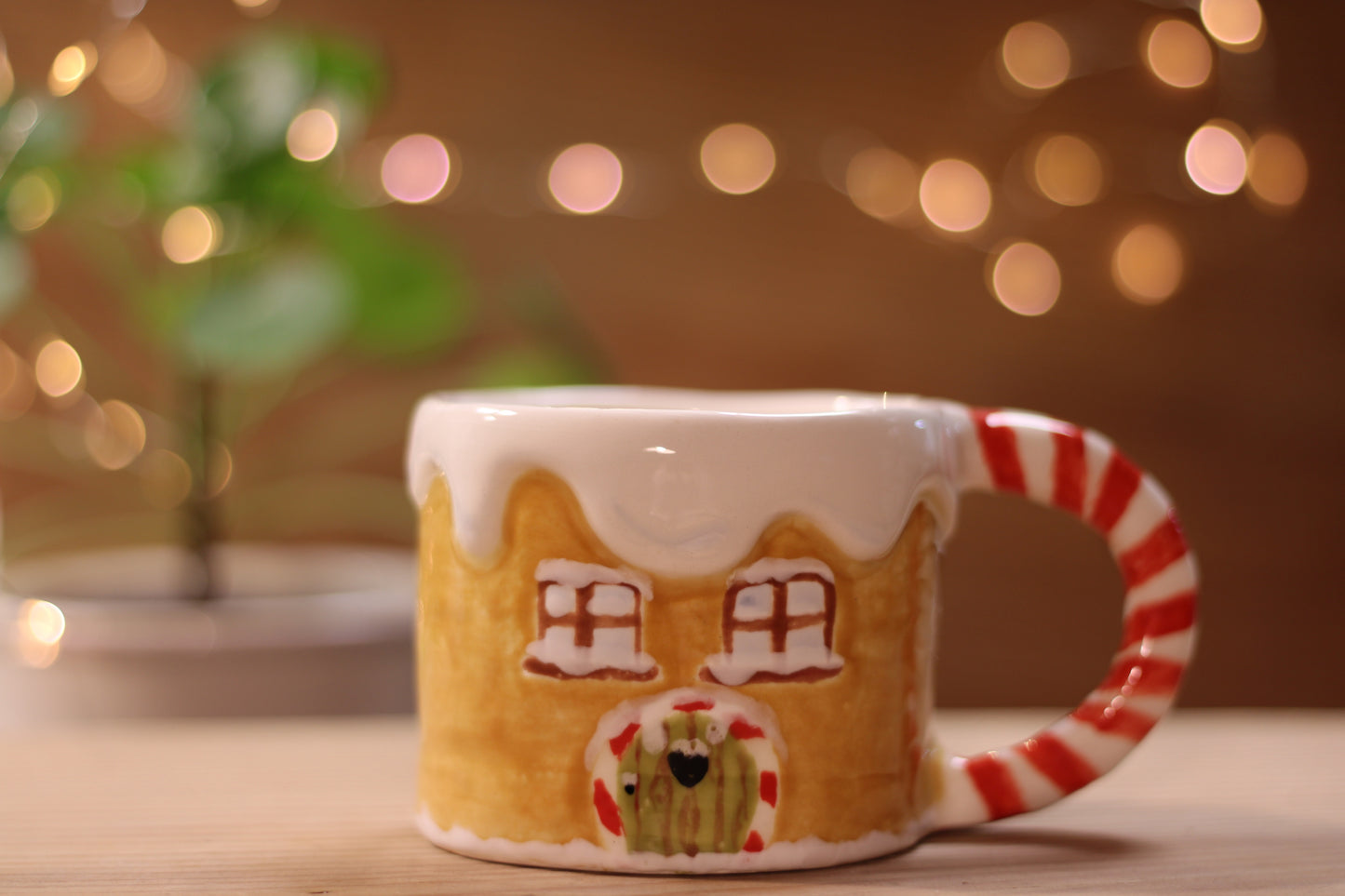 Mug en céramique Maison de pain d’épices